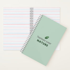 Cuaderno Motivacional Minimalista 'Nurture Your Na