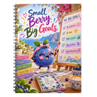 Cuaderno Motivacional Pequeña Baya, Grandes Metas