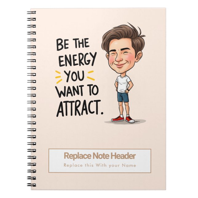 Cuaderno Motivacional Personalizado (Frente)