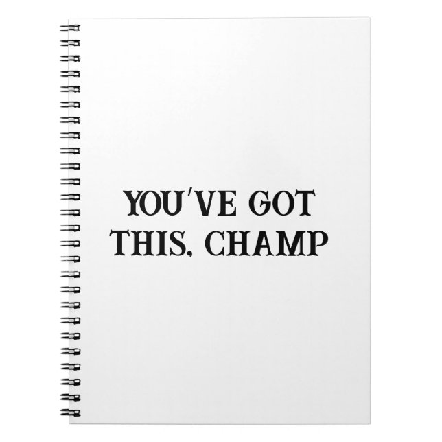 Cuaderno Motivacional 'Tú Puedes' (Frente)