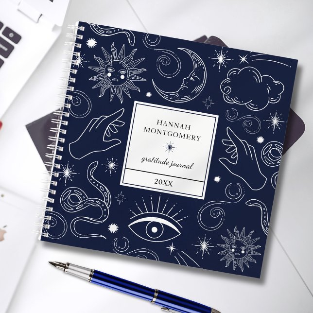 Cuaderno Motivational Celestial Mysticism Gratitude Journal (Subido por el creador)