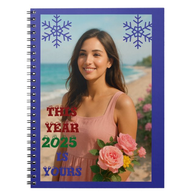 Cuaderno  Motivational Journal – “This Year 2025 IS YOURS (Frente)