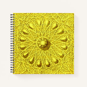 Cuaderno motivo antiguo de Oriente Medio