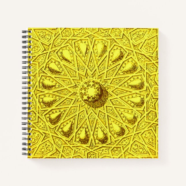 Cuaderno motivo antiguo de Oriente Medio (Anverso)