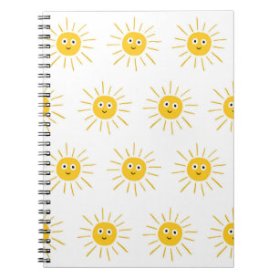 Cuaderno Motivos solares: bocetos vintage impecables.
