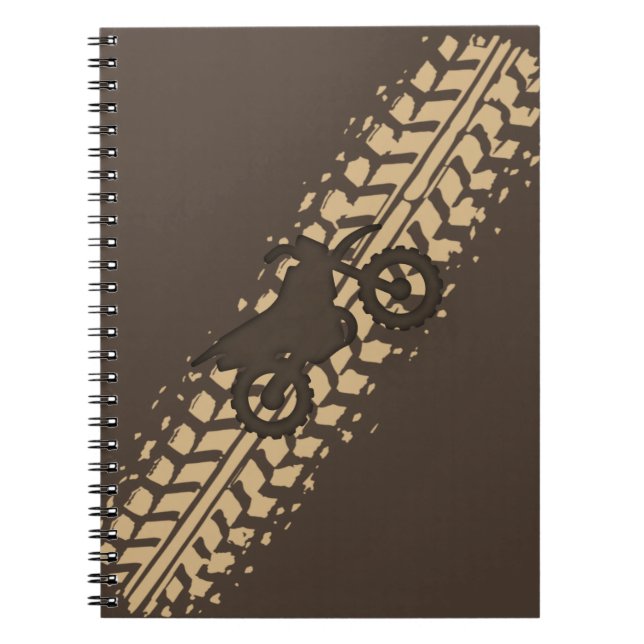 Cuaderno Moto de cross barro (Frente)
