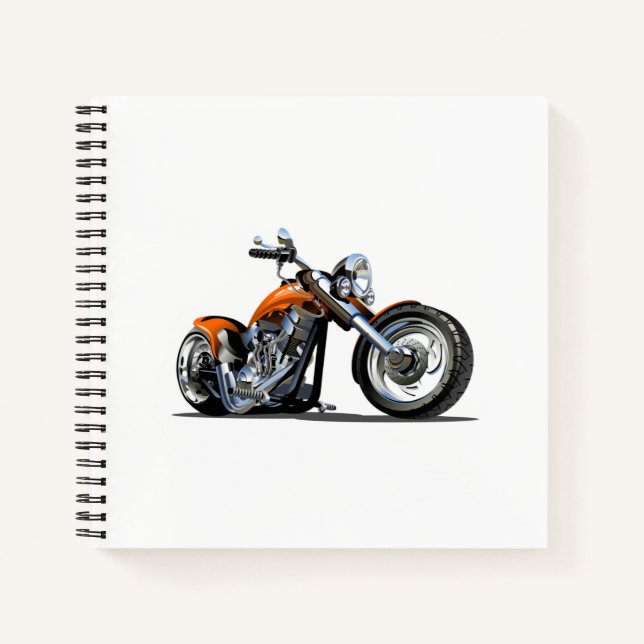 Cuaderno moto personalizado (Anverso)