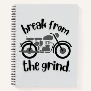 Cuaderno Motocicleta 2 (gris)