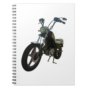 Cuaderno Motocicleta clásica de época