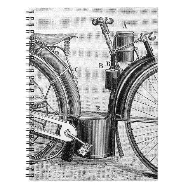 Cuaderno Motocicleta del mijo, 1895 (Frente)