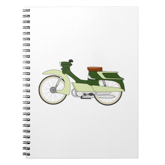 Cuaderno Motocicleta del vintage (Frente)