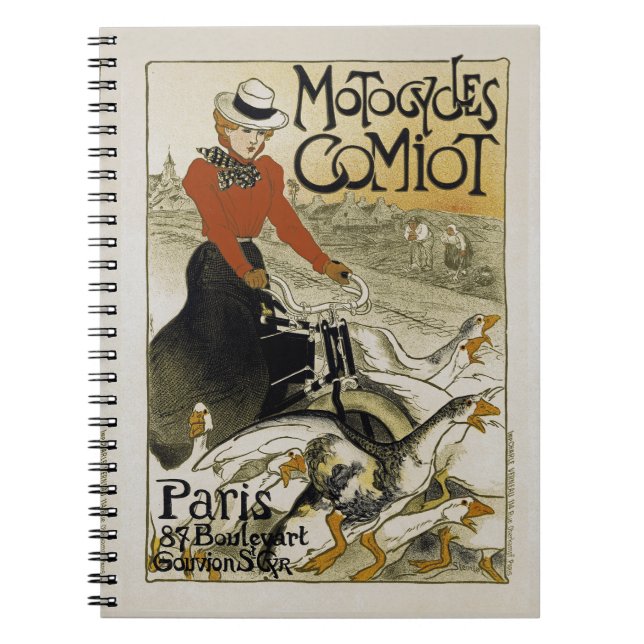 Cuaderno Motocicletas Comiot (Frente)