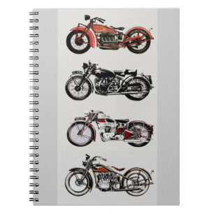 CUADERNO MOTOCICLETAS DE VINTAJE