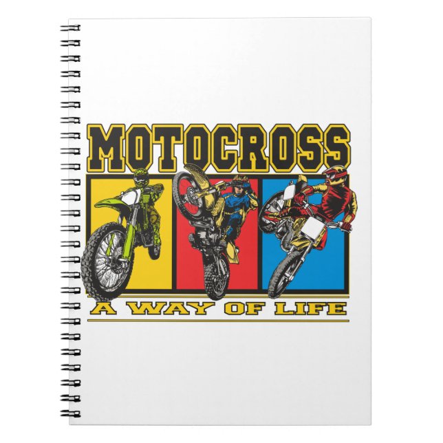 Cuaderno Motocrós una manera de vida (Frente)