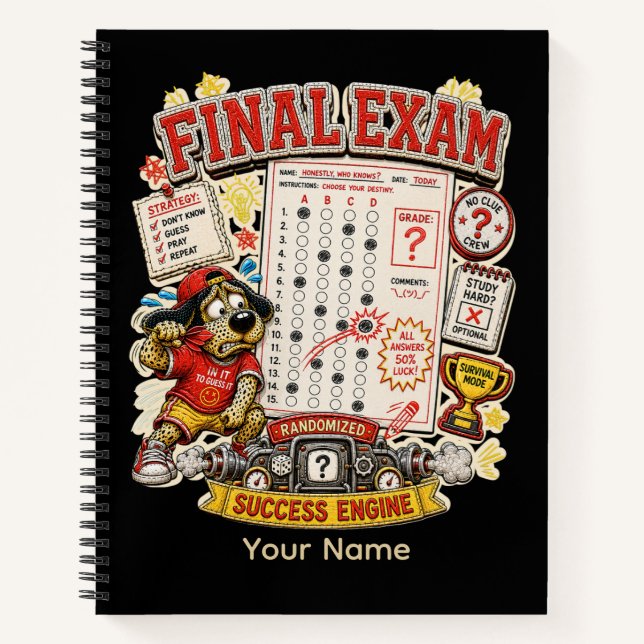 Cuaderno Motor de Éxito en el Examen Final Personalizado Di (Anverso)