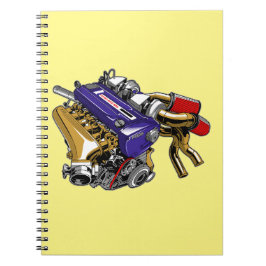 CUADERNO MOTOR DE TURBO DE SEIS CICLINDRO JDM