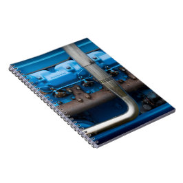 Cuaderno Motor del Tractor Azul
