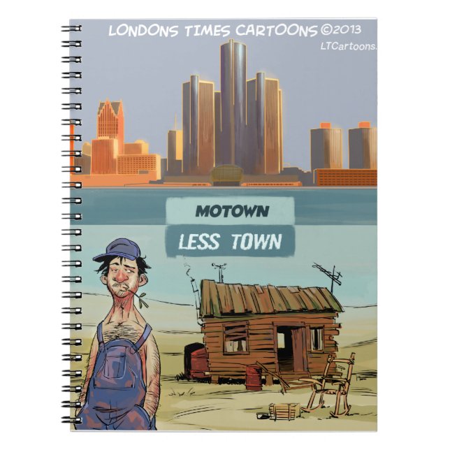 Cuaderno Motown Menos Pueblo Divertido (Frente)