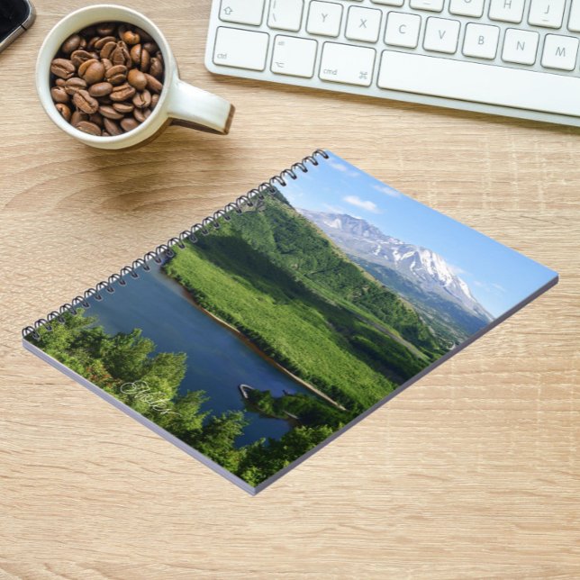Cuaderno Mount St Helens Coldwater Lake Scenic Landscape (In Situ)