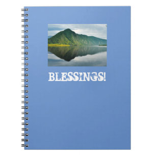 Cuaderno Mountain Lake Blessings Journal