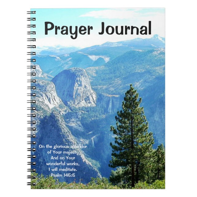 Cuaderno Mountain Majesty y Strong Prayer Journal (Frente)