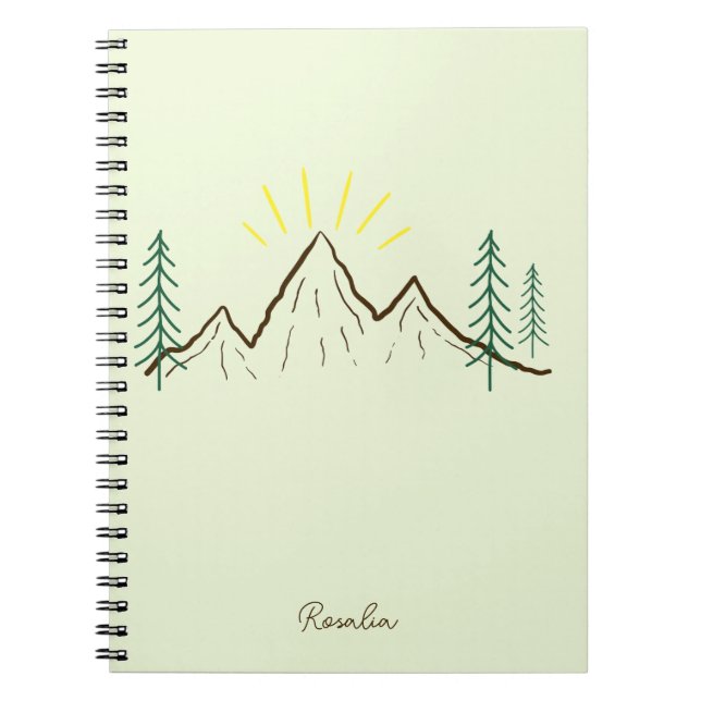 Cuaderno Mountain With Sunrise (Frente)