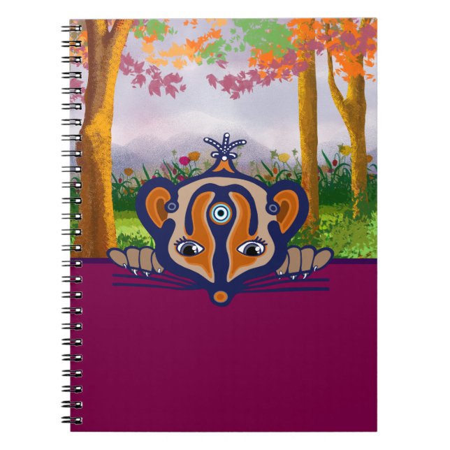 Cuaderno Mouse critter in the forrest (Frente)