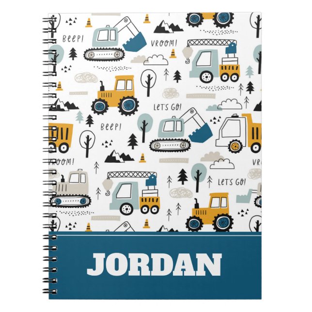 Cuaderno Mover el patrón de vehículo (Frente)