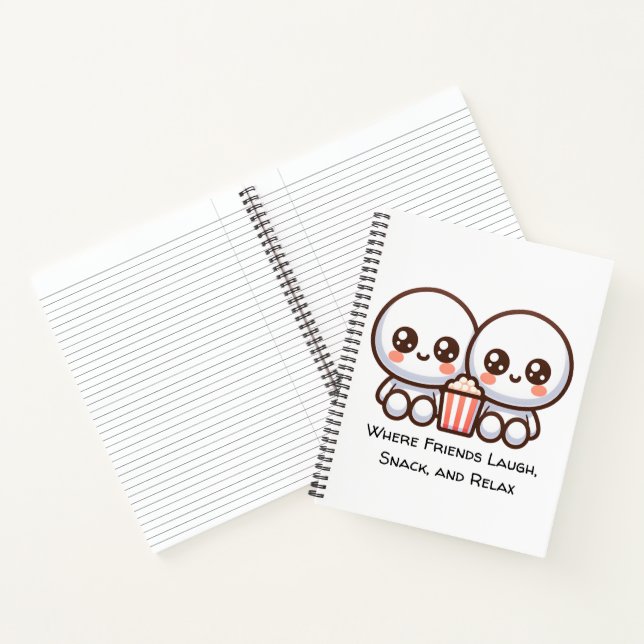 Cuaderno Movie Magic: Donde los amigos se rían, reían y se  (Interior)