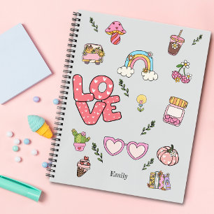 Cuaderno móvil personalizado para mujeres