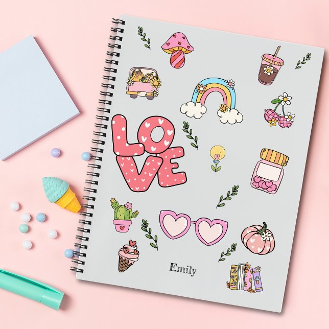 Cuaderno móvil personalizado para mujeres (Personalized Motivational Notebook for Women)