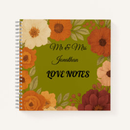 Cuaderno Mr & Mrs Love Notes Custom Couple