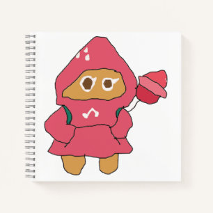 Cuaderno Ms Paint carrera de galletas galleta de fresa