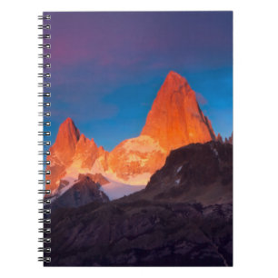 Cuaderno Mt Fitz Roy en la salida del sol