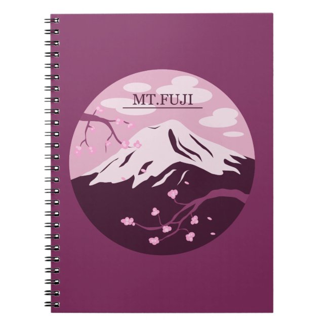 Cuaderno Mt. Fuji (rosa) (Frente)