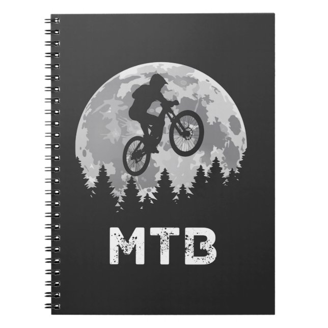Cuaderno MTB vintage Mountain Biking (Frente)