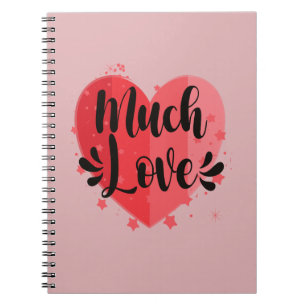 Cuaderno Much Love, Big Heart