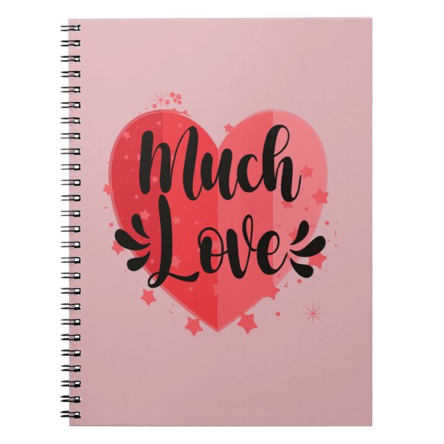 Cuaderno Much Love, Big Heart (Frente)