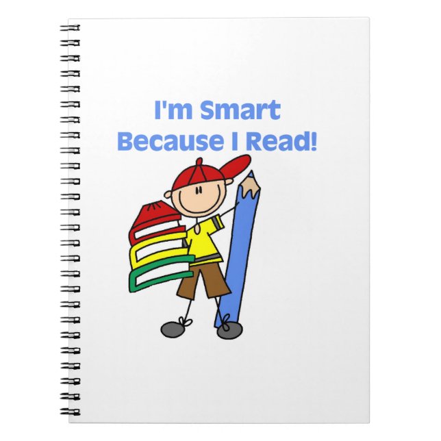 Cuaderno Muchacho Smart porque leí (Frente)