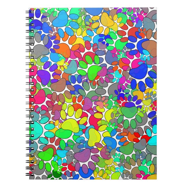 Cuaderno Muchas Pintas De Pasta De Perro Por Todas Partes (Frente)