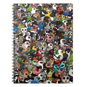 Cuaderno Muchedumbre de Birdorable