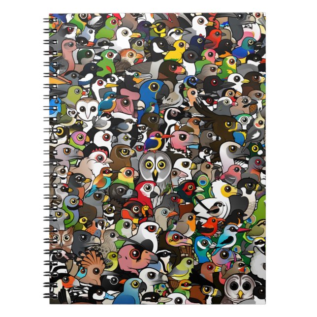 Cuaderno Muchedumbre de Birdorable (Frente)