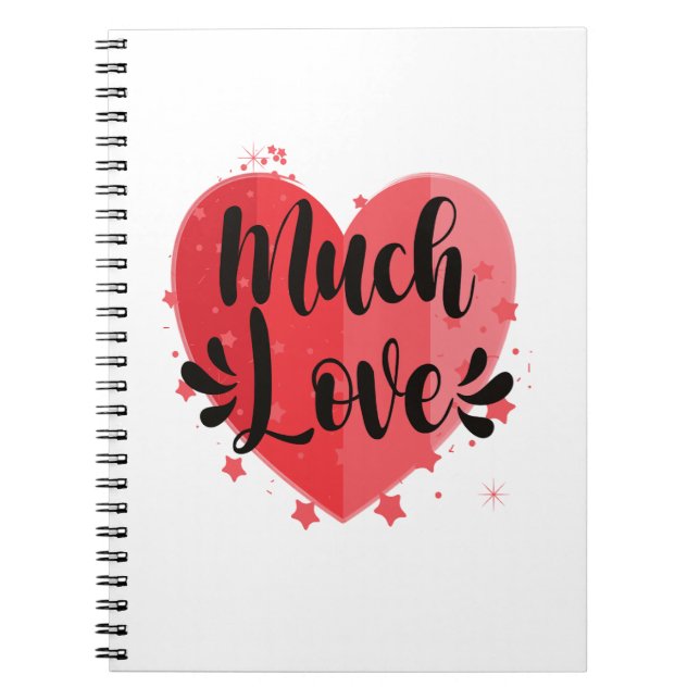 Cuaderno Mucho amor, gran corazón (Frente)
