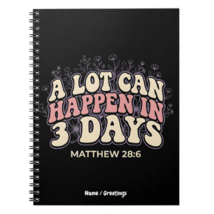 Cuaderno Mucho Puede Suceder En 3 Días Pascua Cristiana Ret