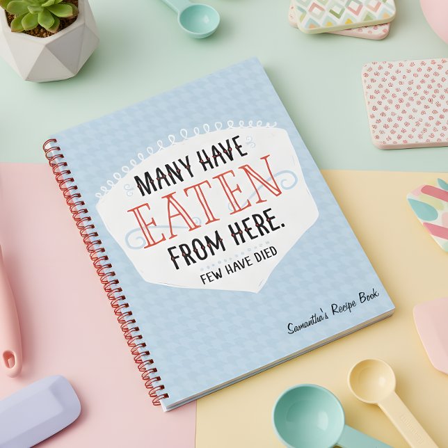 Cuaderno Muchos Comen Desde Aquí La Receta (The perfect gift for that friend that thinks they can cook.)