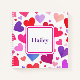 Cuaderno Muchos Corazones
