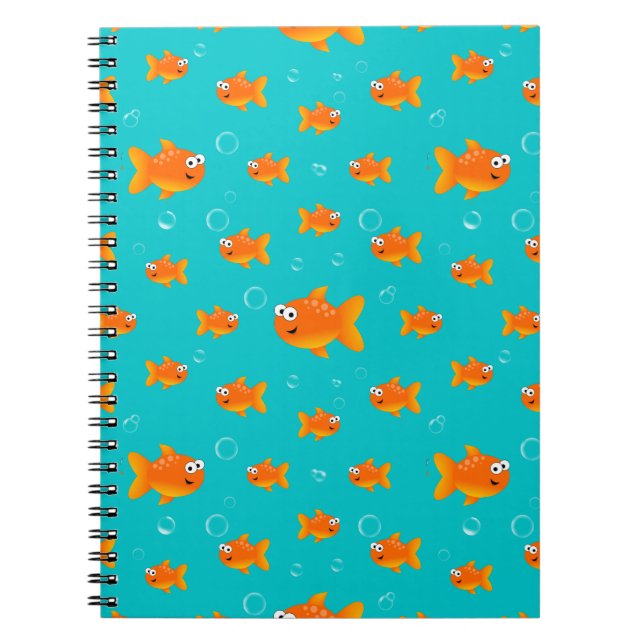 Cuaderno Muchos peces dorados (Frente)