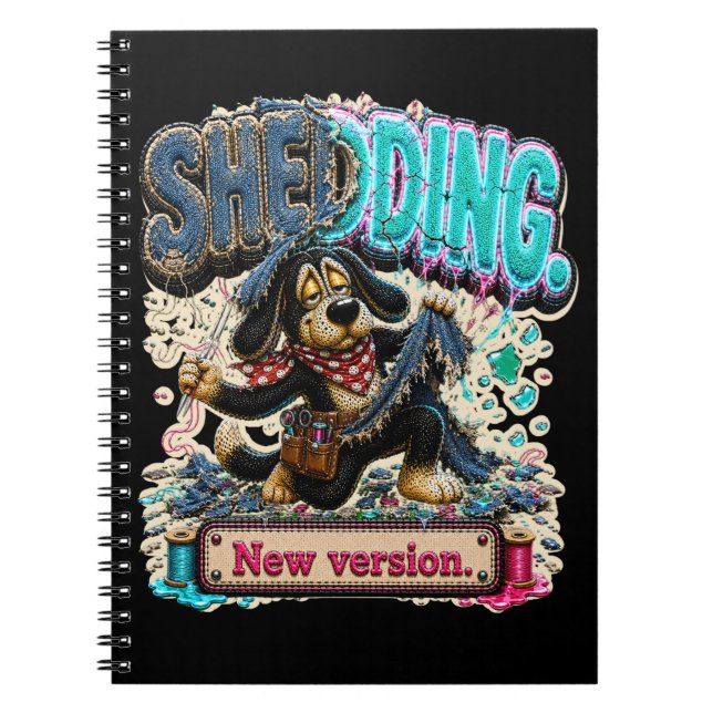 Cuaderno Mudando Nueva Versión Divertida Espiral (Frente)