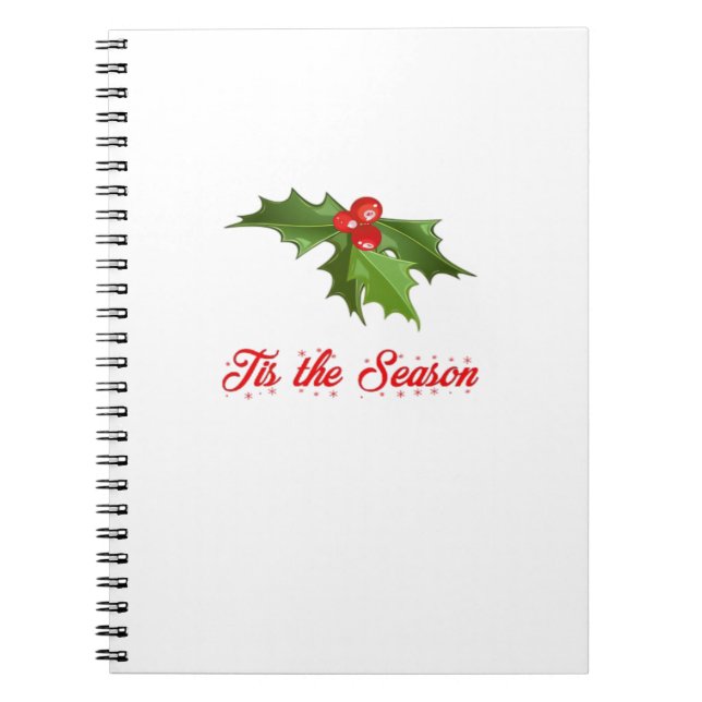 Cuaderno Muérdago de Feliz Navidad (Frente)