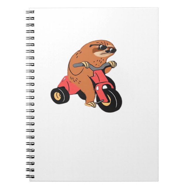 Cuaderno Muere rápida en vivo con la camiseta sobredimensio (Frente)